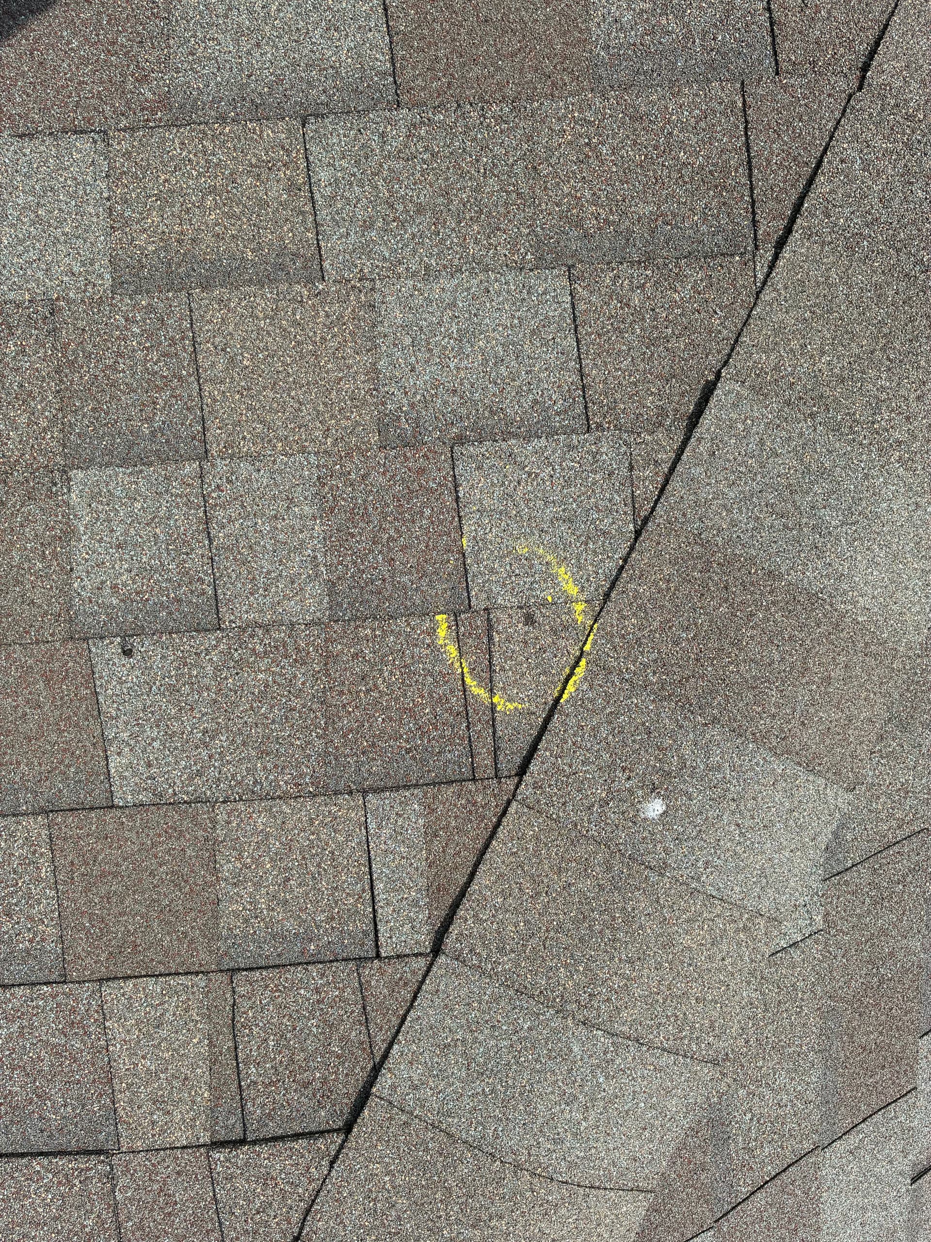 Gallery photos for Hail Damage Inspection at Mountain Creek Leads to Full Roof Replacement: Image #4