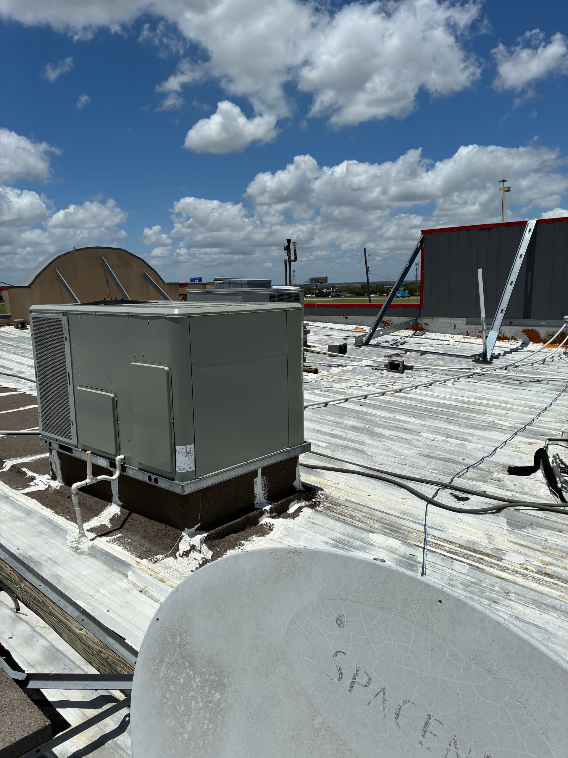 Gallery photos for Hail Damage Confirmed on This Commercial Roof - Claim Filed: Image #2