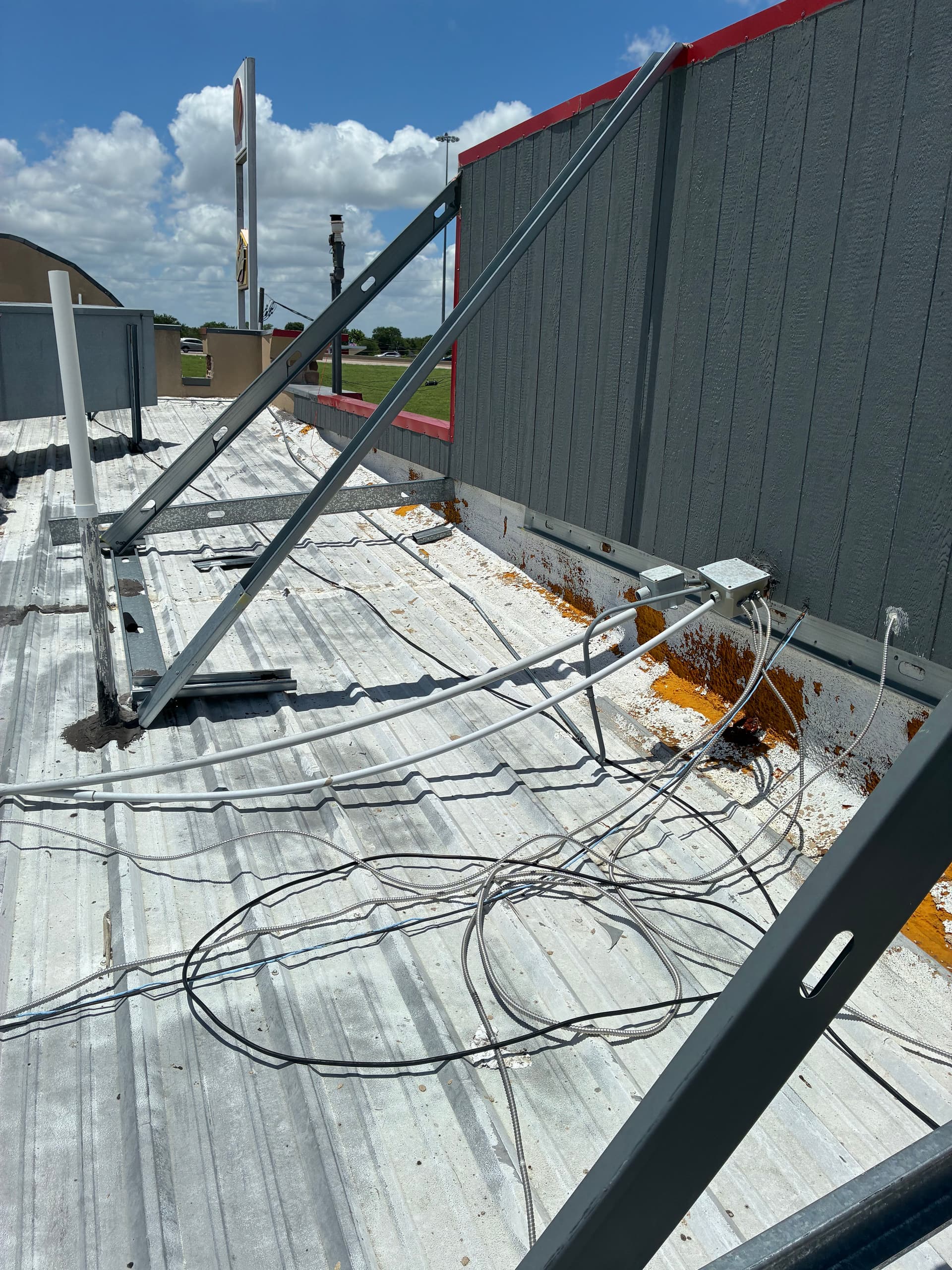 Gallery photos for Hail Damage Confirmed on This Commercial Roof - Claim Filed: Image #1